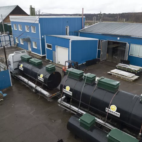 Автономный септик Евролос Экопром 60 Самотёк в Чухломе